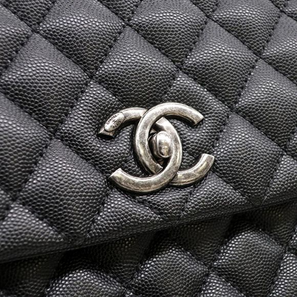 Chanel Chain Shoulder Caviar Skin Black Shoulder Bag - Picture 4 of 7
